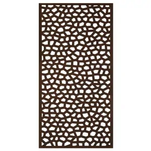PP Mosaic trellis 100 x 200cm coffee