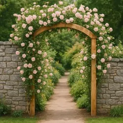 Wooden Arch 4.5x7x127 cm