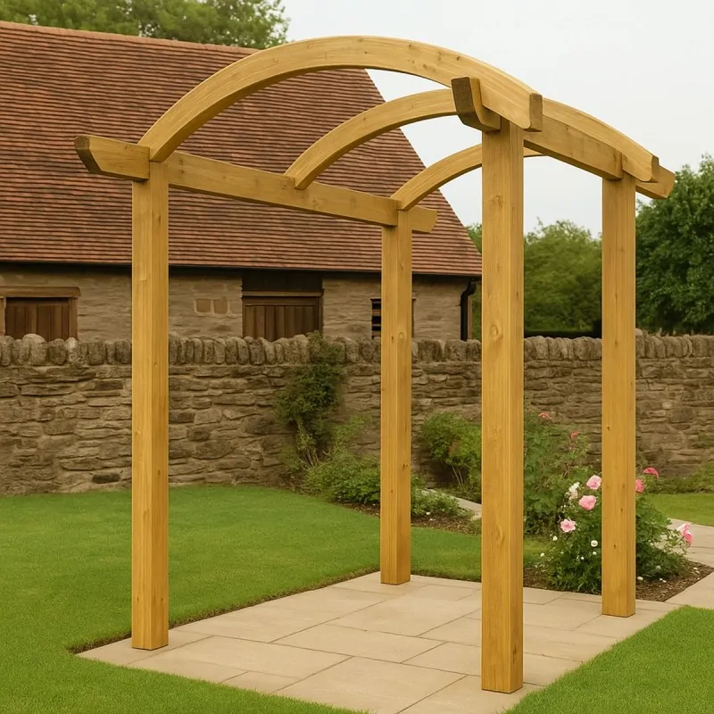 Wooden Arch 4,4 x 9 x 300 cm