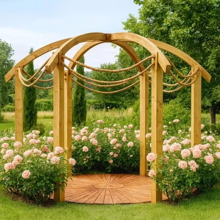 Timber arch 4,5 x 9 x 240cm