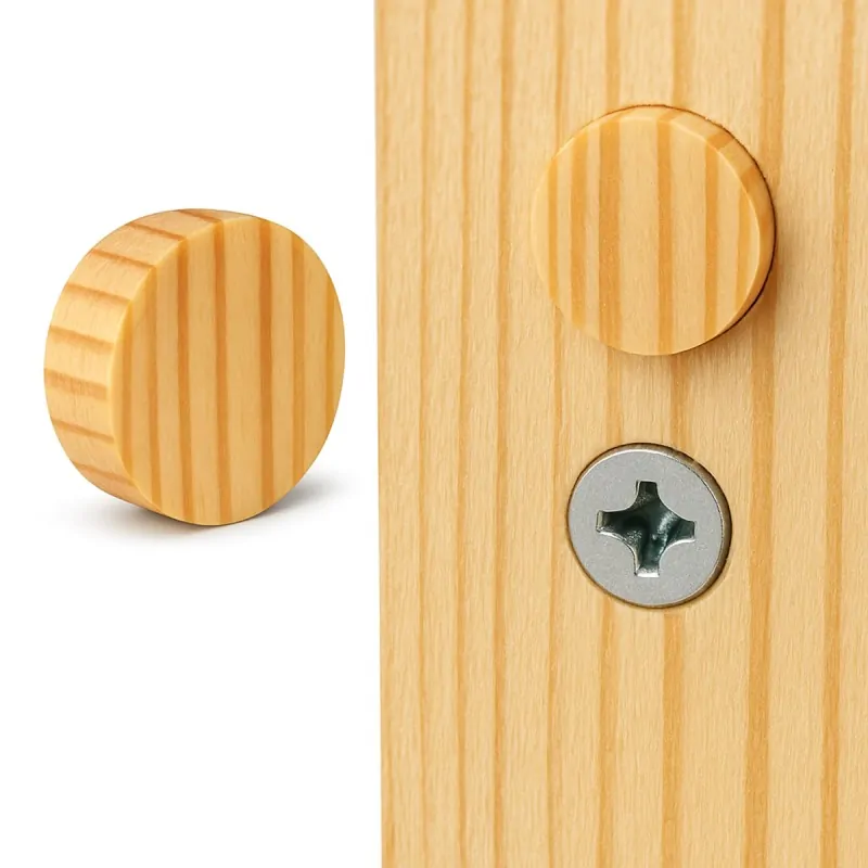 Wooden Screw Caps Ø30 x 10mm