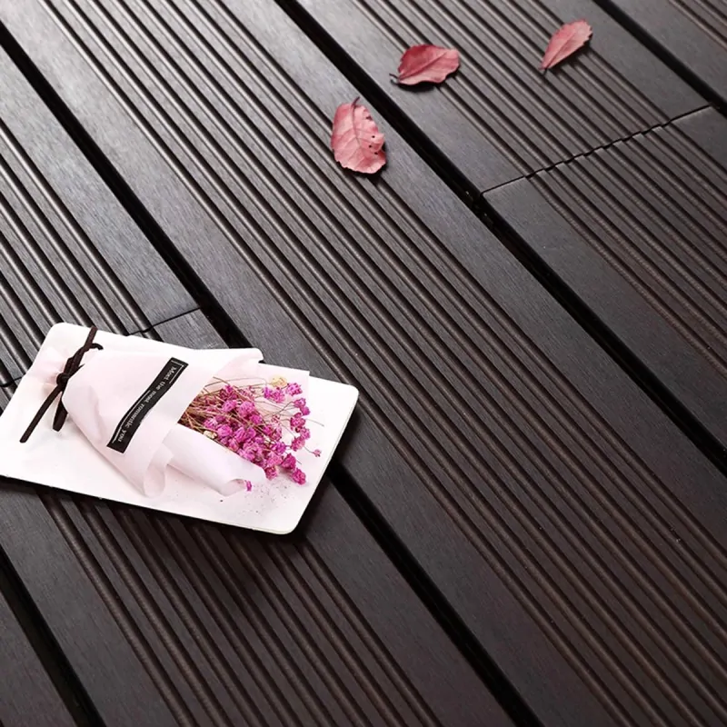 Outdoor Bamboo Decking 2×14×185 cm – Anthracite