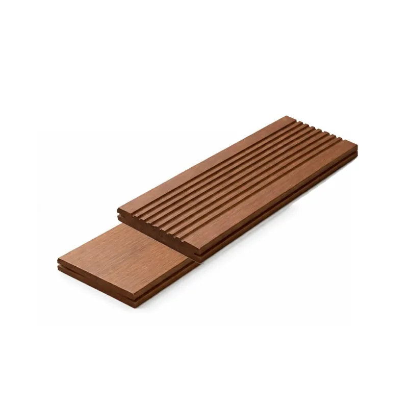 Outdoor Bamboo Decking 2×14×185 cm – Brown