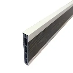 bottom rail aluminum 2 x 5,5 x 180cm