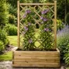 Wooden planter trellis 120(h) x 90cm