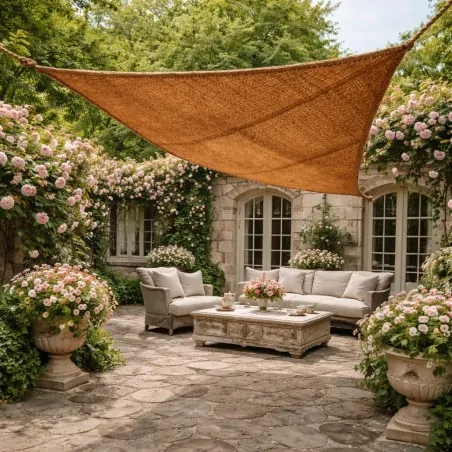 Coconut Fiber Shade Sail M1 Premium (3x4x5m) – Triangle