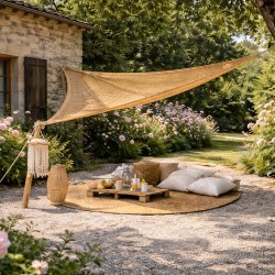 Coconut Fiber Shade Sail M1 Economy (3x3x3m) – Triangle