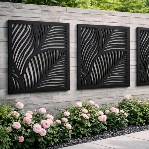 Outdoor Wall Art Panel Fronds 57 x 57 εκ.