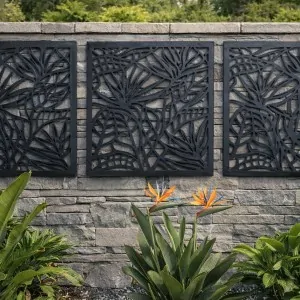 Outdoor Wall Art Panel Strelitzia 57 x 57 εκ.