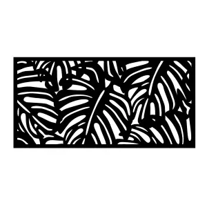 Outdoor Wall Art Panel Monstera114 x 57 cm