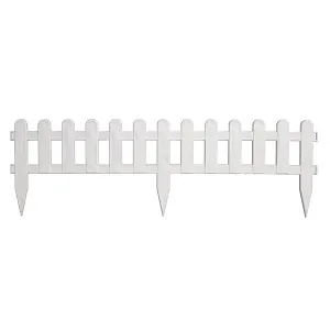 Garden Edge Open Picket 89 x 29 cm  | off white