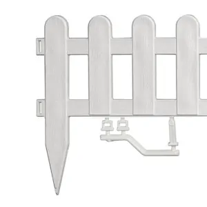 Garden Edge Open Picket 89 x 29 cm  | off white