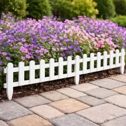 Garden Edge Open Picket 89 x 29 cm  | off white