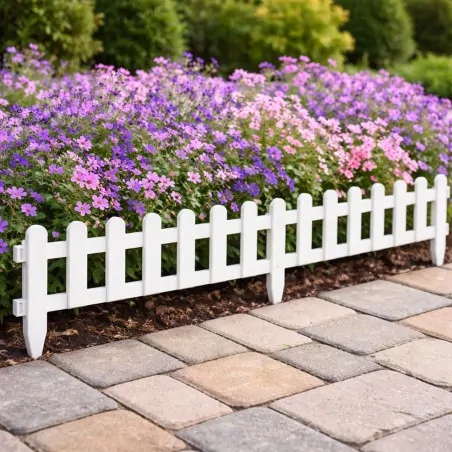 Garden Edge Open Picket 89 x 29 cm  | off white