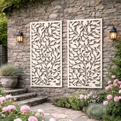 TANGLE Garden Decorative Panel with Frame – 180 × 90 cm