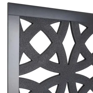 Screen Orbit with frame 180 x 90 cm | charcoal