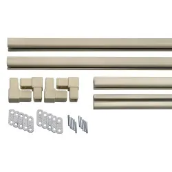 C-Channel Frame Kit for Lattice Panels – 240 × 120 cm - off white