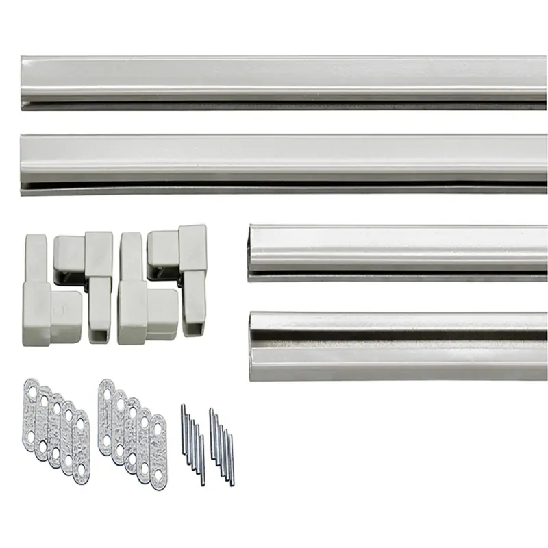 C-Channel Frame Kit for Lattice Panels – 240 × 120 cm - bright white