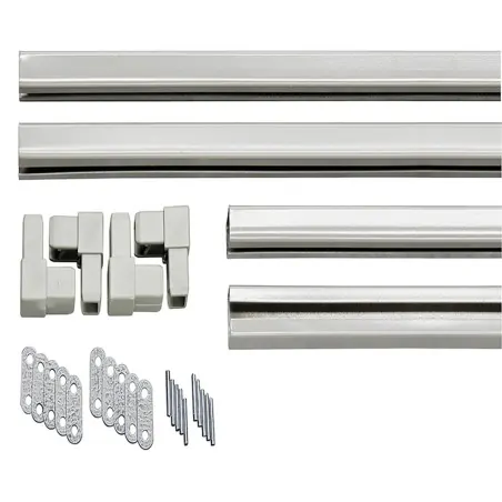 Κιτ Πλαισίου C-Channel για Καφασωτά – 240 × 120 εκ. - ΛΕΥΚΟ