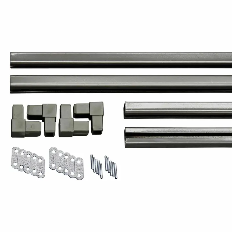 C-Channel Frame Kit for Lattice Panels – 240 × 120 cm - slate grey