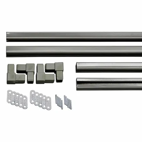 C-Channel Frame Kit for Lattice Panels – 240 × 120 cm - slate grey