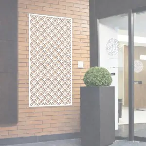 C-Channel Frame Kit for Lattice Panels – 240 × 120 cm - bright white