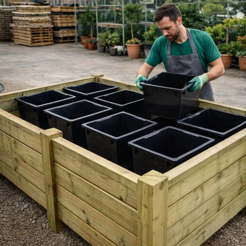 planting insert 19l with saucer