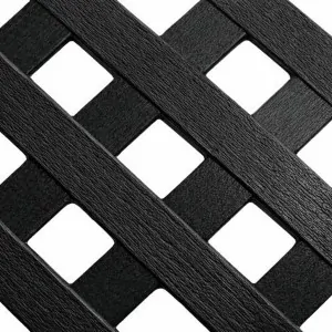 Lattice Privacy Diamond 240 × 120 cm | Black