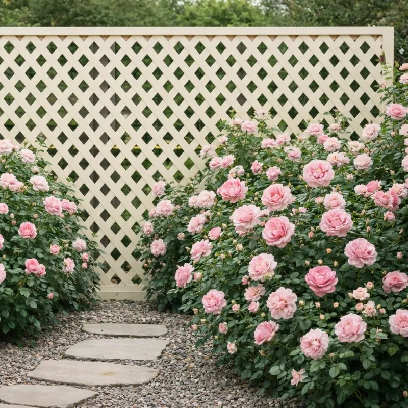 Lattice Privacy Diamond 240 × 120 cm | Off White