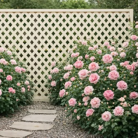 Lattice Privacy Diamond 240 × 120 cm | Off White