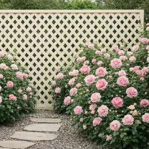 Lattice Privacy Diamond 240 × 120 cm | Off White