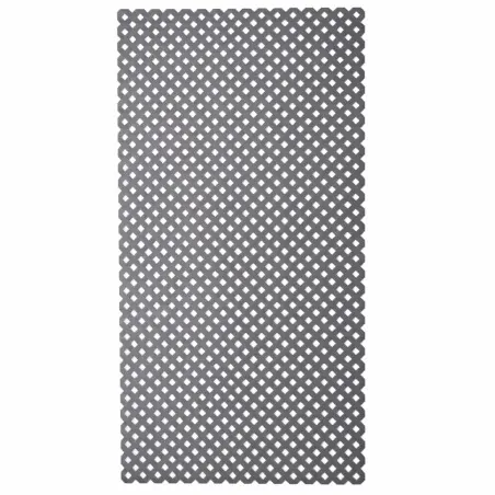 Lattice Privacy Diamond 240 × 120 cm | Slate Grey