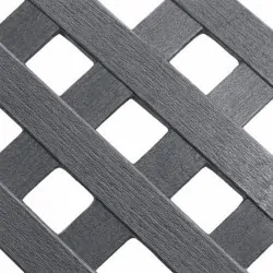 Lattice Privacy Diamond 240 × 120 cm | Slate Grey