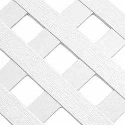 Lattice Privacy Diamond 240 × 120 cm | Bright White