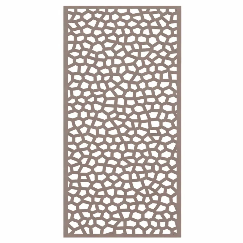 Mosaic Trellis PP 100 x 200cm - Taupe