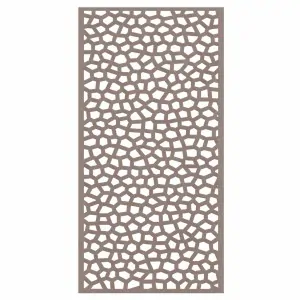 Mosaic Trellis PP 100 x 200cm - Taupe
