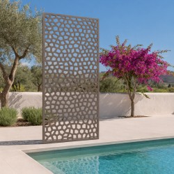 Mosaic Trellis PP 100 x 200cm - Taupe