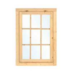 Ξύλινο Παράθυρο 45mm με Άνοιγμα – 120,5 x 85εκ.