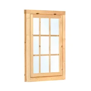 Wooden Shingle Window 45mm - 120,5 x 85εκ.