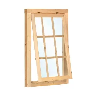 Wooden Shingle Window 45mm - 120,5 x 85εκ.