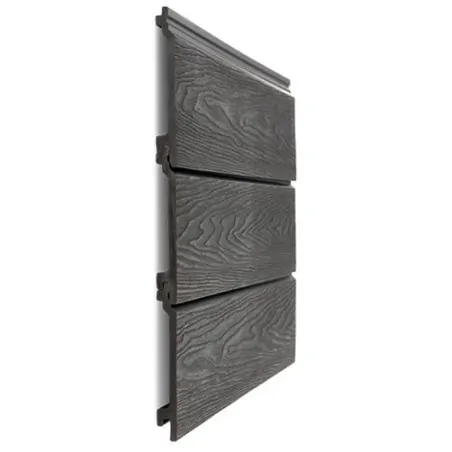 3D WPC cladding 2 x 15 x 290cm -grey