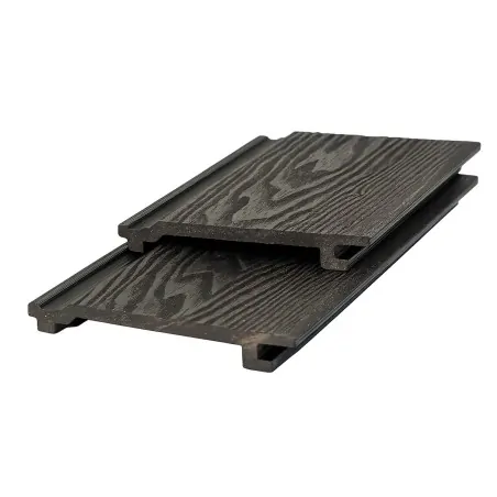 3D WPC cladding 2 x 15 x 290cm -grey