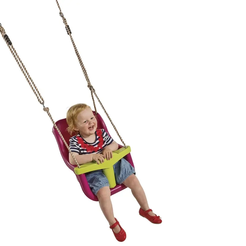 Κάθισμα Μωρού με Τ Μπάρα Προστασίας - Μωβ Λαχανί