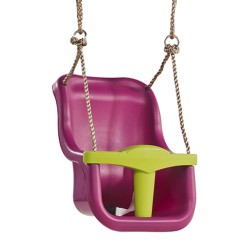 Baby Seat - luxe Purple - Lime green