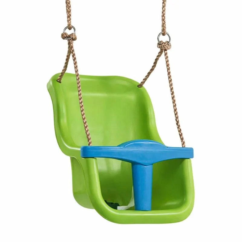 Baby Swing Seat with T-Bar Safety - Green Blue