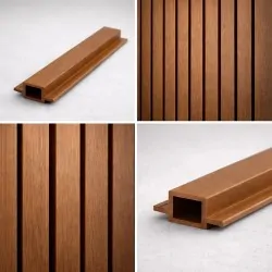 Joist trim for 3D gladding 2,5 x 6 x 290cm - brown