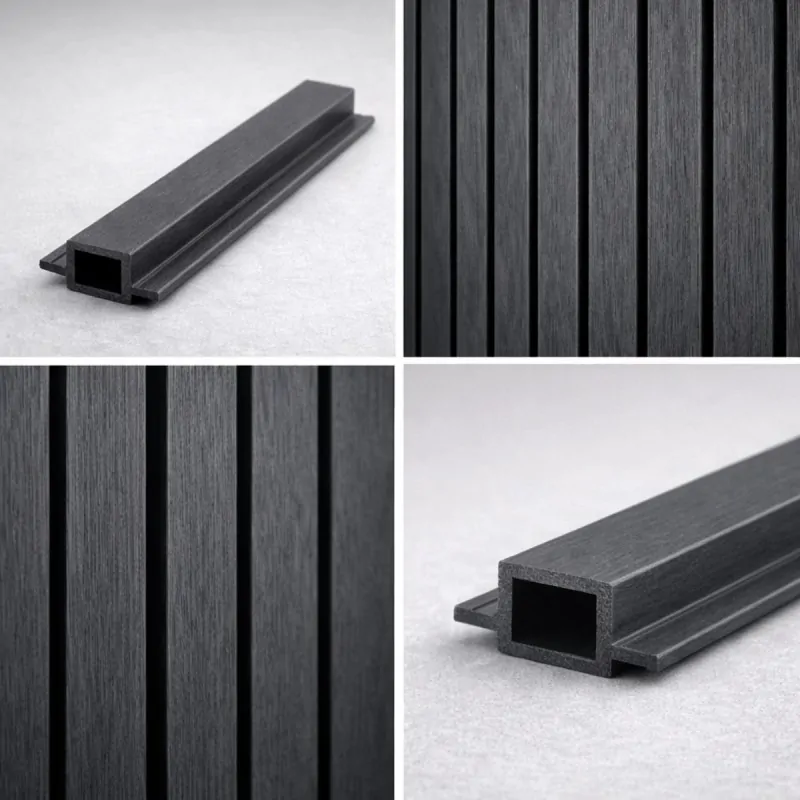Joist trim for 3D gladding 2,5 x 6 x 290cm - dark grey