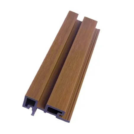 L trim for gladding 3D 4,6 x 8,9 x 290cm - brown