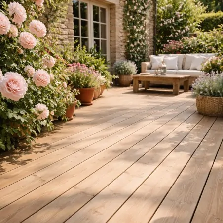 Smooth Pressure-Treated Deck Board 2.1 × 14.5 × 420 cm