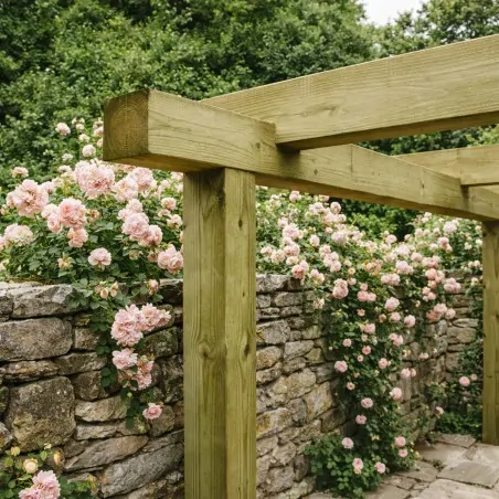 Pressure Treated Finnish Timber Beam 7 x 14,5 x 510cm